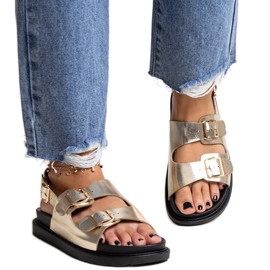 Basheran kullanväriset sandaalit kultainen Basheran kullanväriset sandaalit kultainen