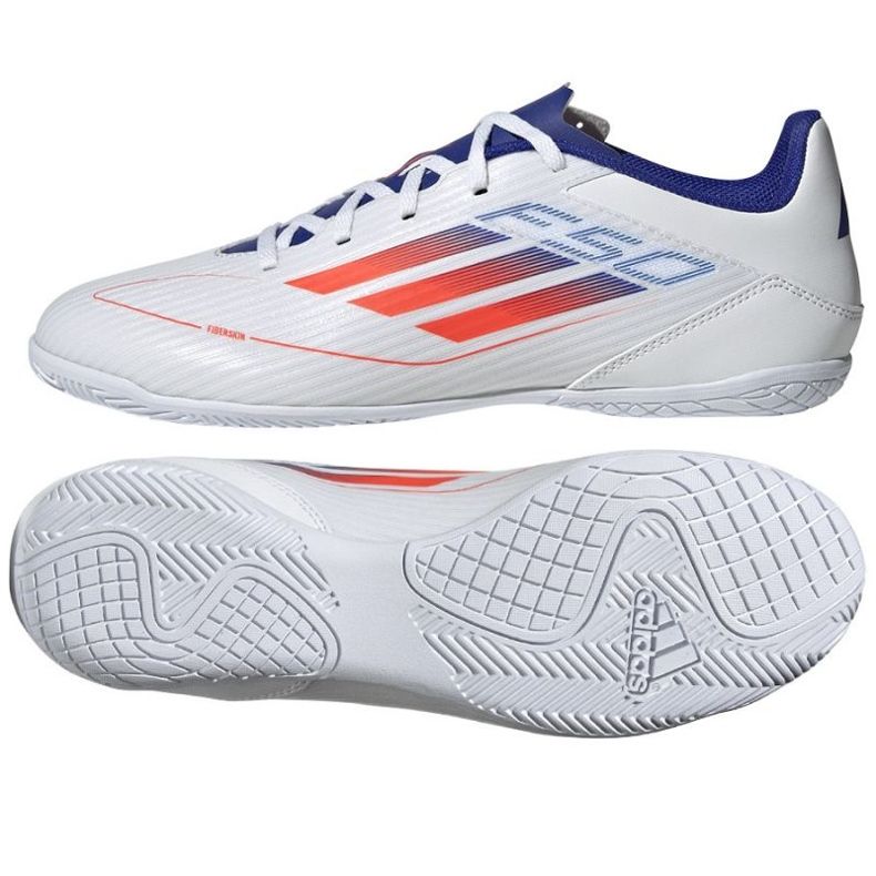 Adidas F50 Club IF1345 jalkapallokengissä valkoinen