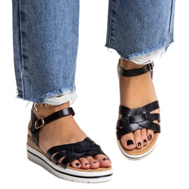 Hikma mustat matalakiila sandaalit