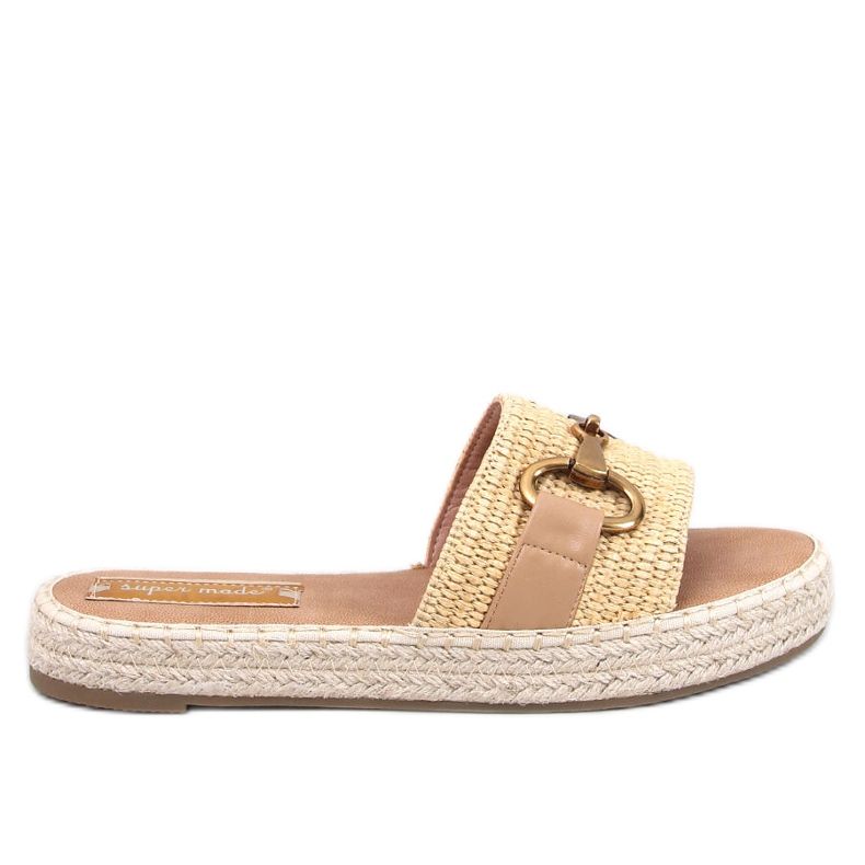 Maters Khaki espadrille-varvastossut beige