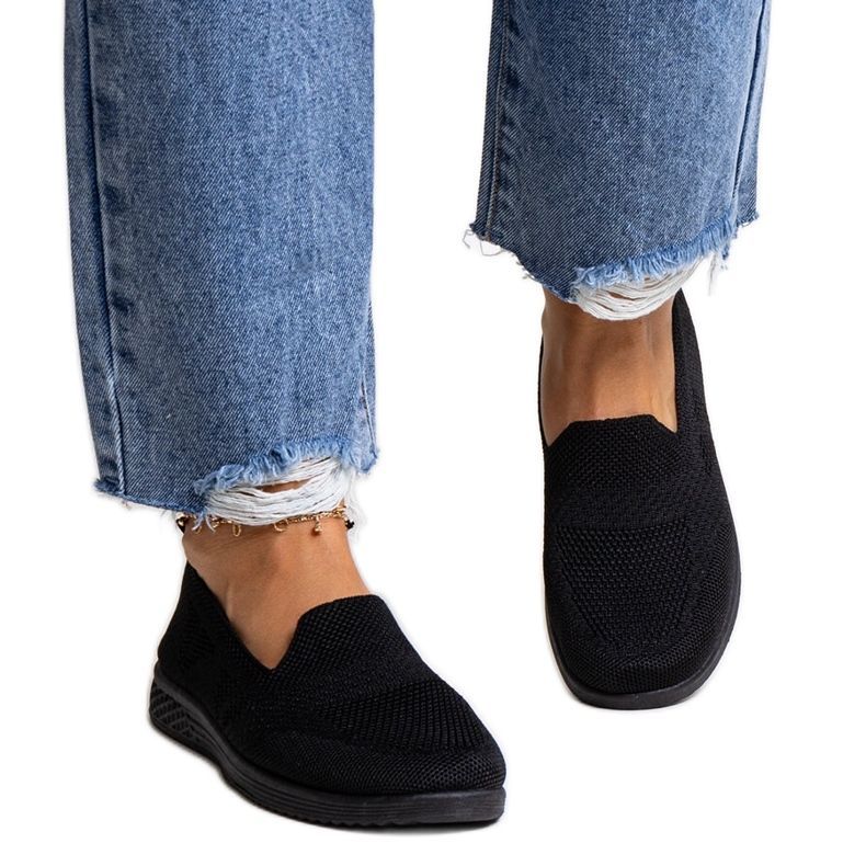 Mustat Abadly-slip-on lenkkarit
