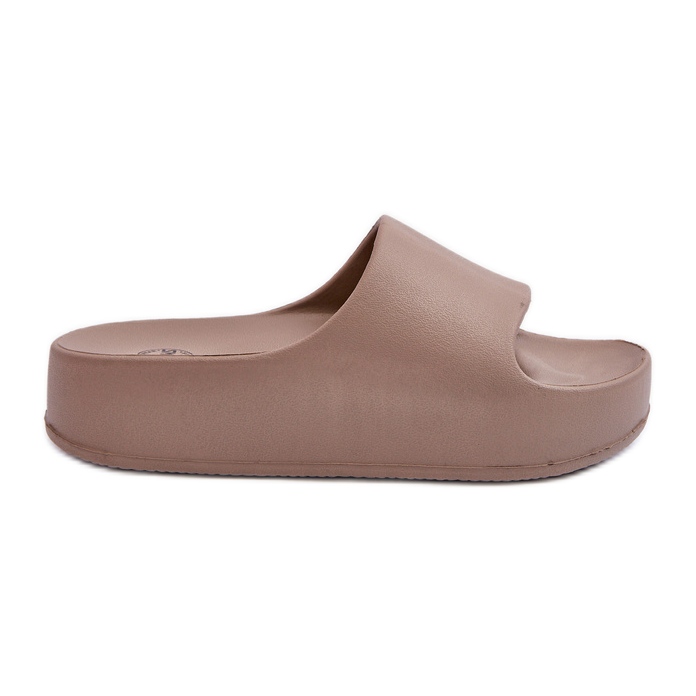 Naisten ruskeat Airaplea Foam Platform -varvastossut beige