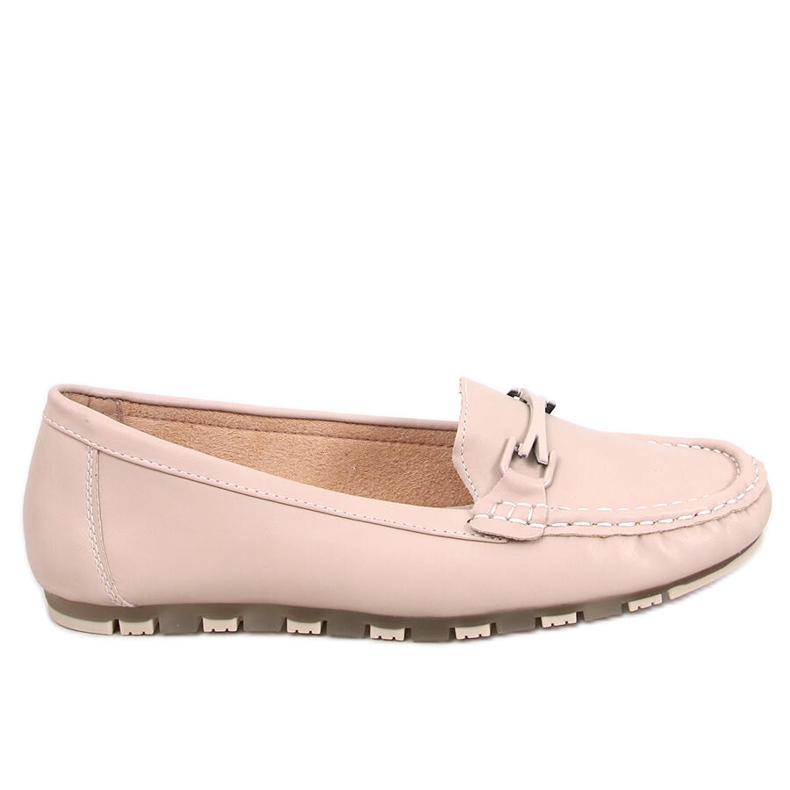 Klassiset loaferit, joissa nahkainen sisäpohja Debell Beige