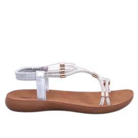 Pehmeät ja mukavat Malcuis Silver sandaalit hopea