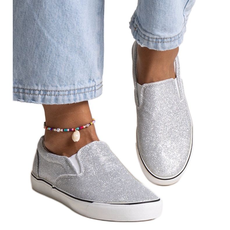 Hopean kiiltävät Lublubah lenkkarit