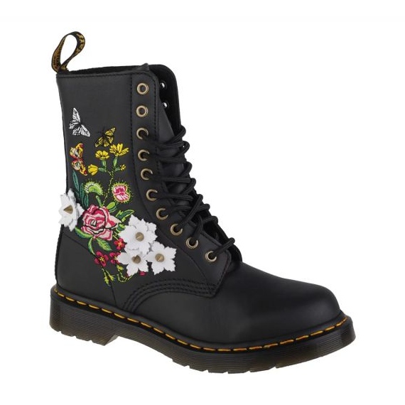 Glany Dr. Martens 1490 kukka DM27453001 musta