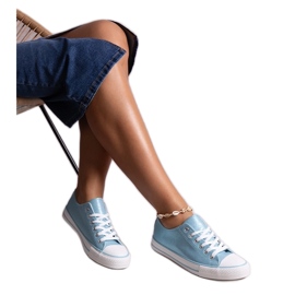 Rashidah siniset kiiltävät lenkkarit sininen