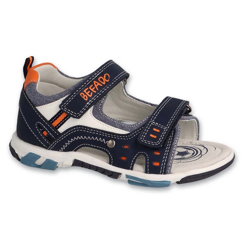 Befado Boys -sandaalit 170x103 nahka sininen