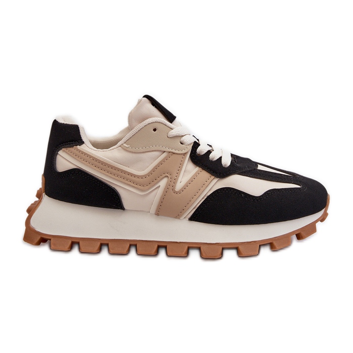 Naisten mustat Kalelia urheilukengät tennarit