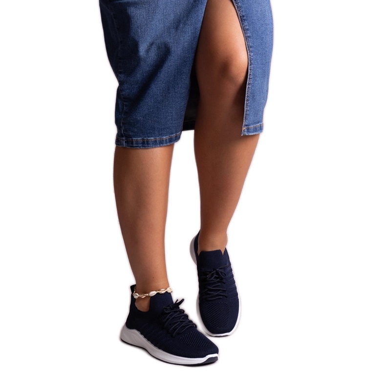 Tummansiniset Muaza urheilulenkkarit sininen