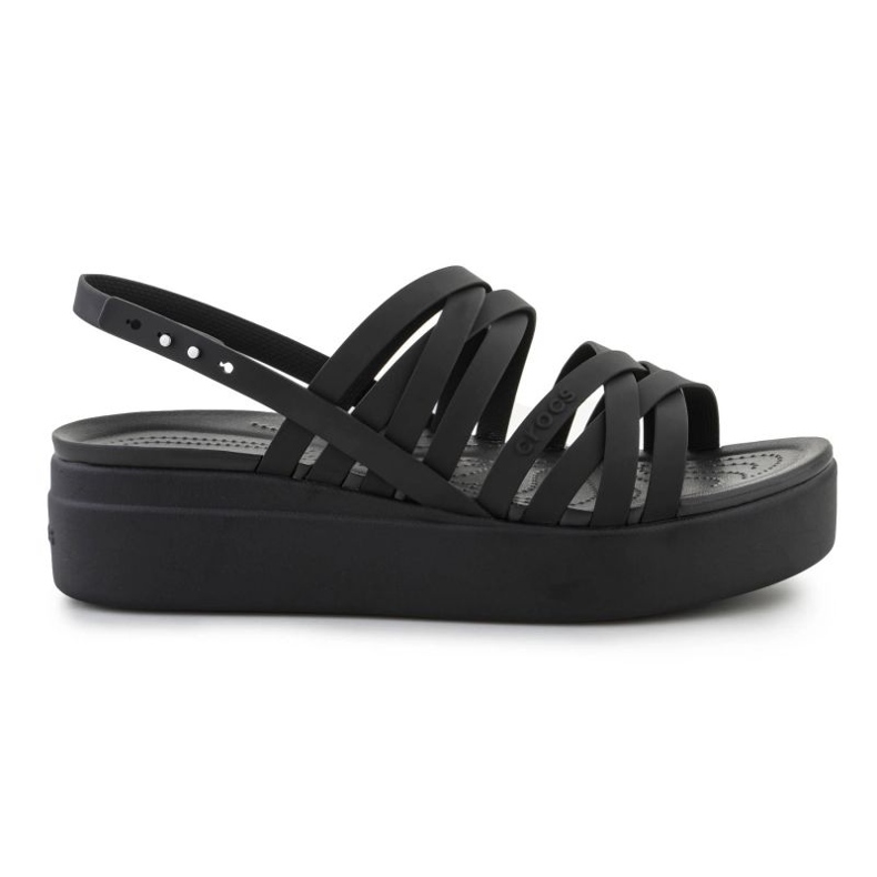 Crocs Brooklyn Strappy Lowwdg sandaalit 206751-001 musta