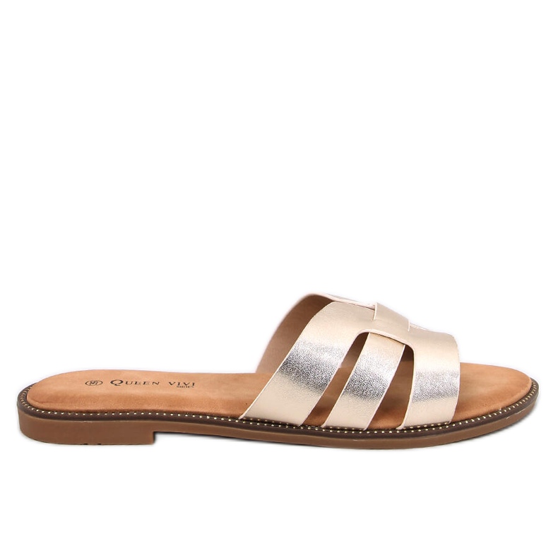 Naisten Charnes Gold -varvastossut kultainen