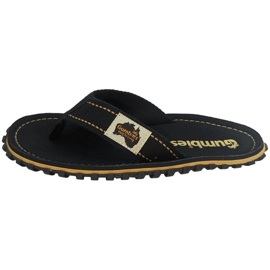 Gumbies Islander Flip-Flops Klassiset varvastossut GU-FFISL117 musta