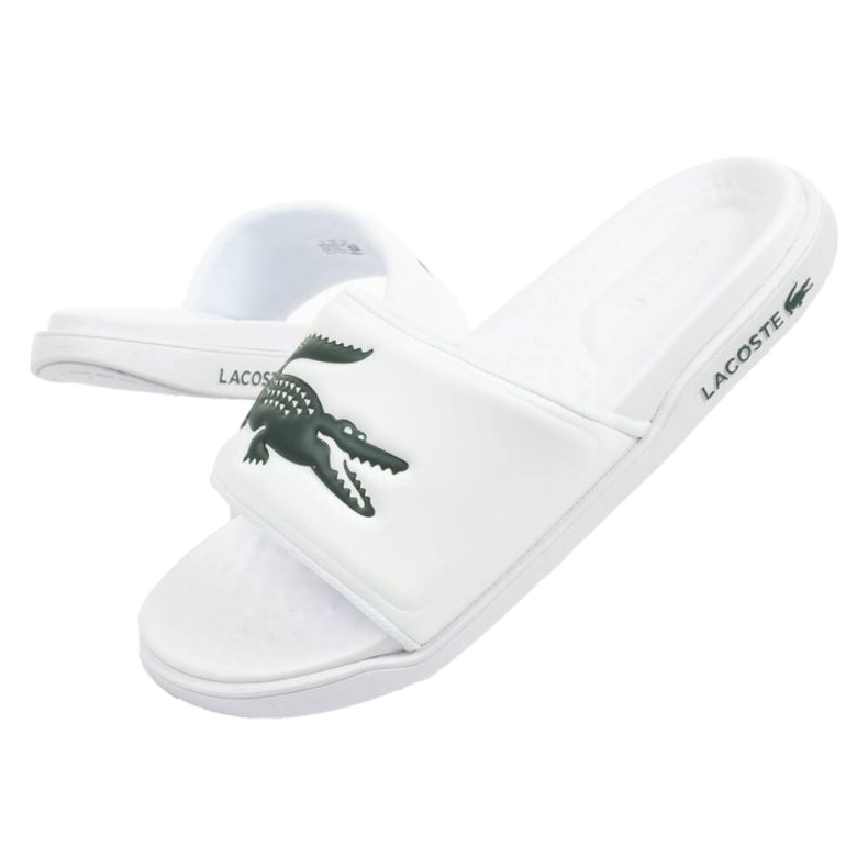 Lacoste Croco Dualiste varvastossut 201R5 743CMA00201R5 valkoinen