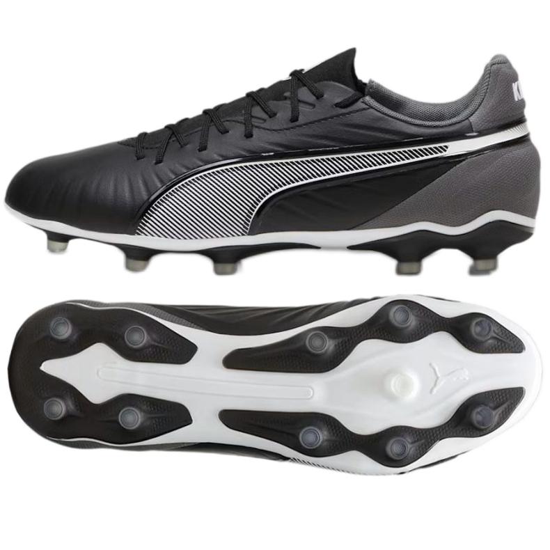Puma King Match FG/AG 107863-01 jalkapallokengät musta