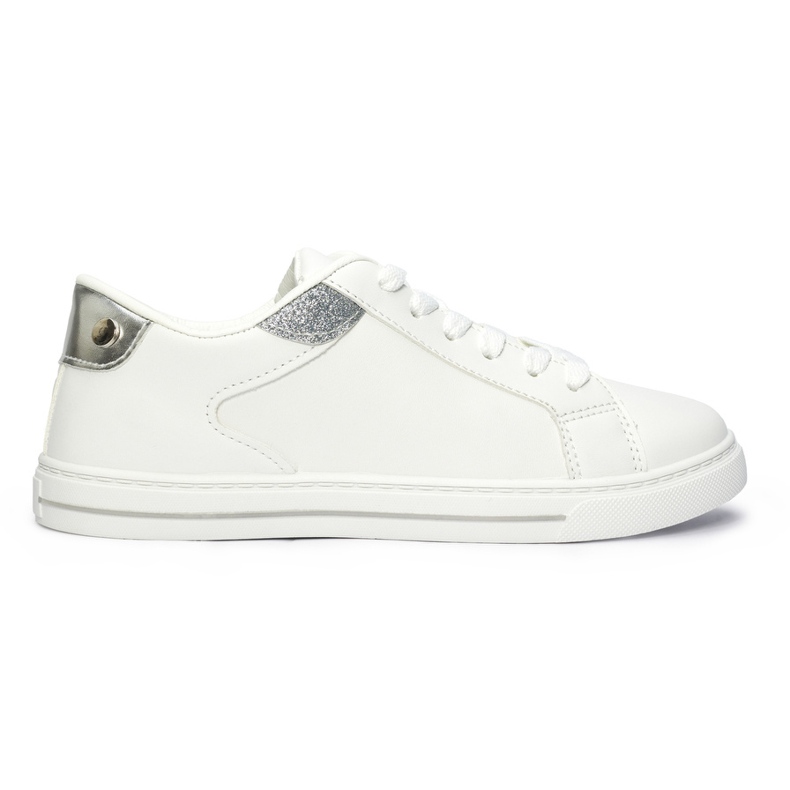 Klassiset naisten urheilukengät valkoinen