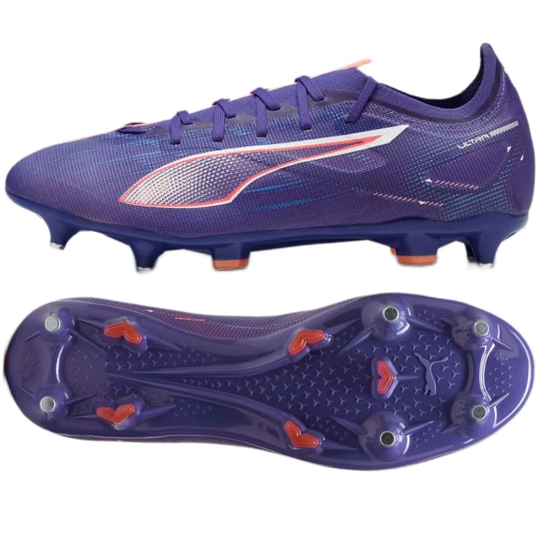 Puma Ultra 5 Match MxSG -kengät 107893 01 violetti
