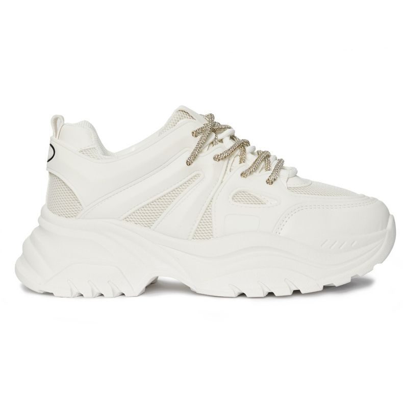 Naisten valkoiset lenkkarit valkoinen