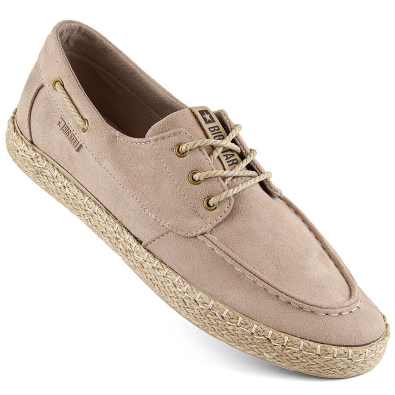 Miesten nauhalliset espadrillit Big Star NN174054 beige