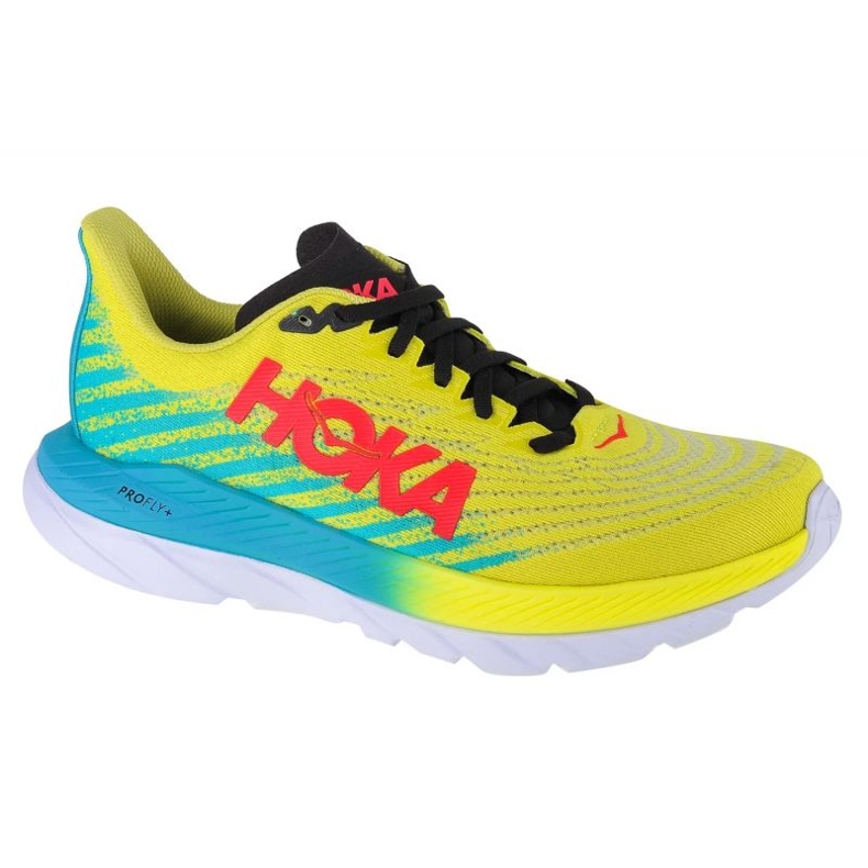 Hoka Mach 5 kengät 1127893-EPSB keltainen