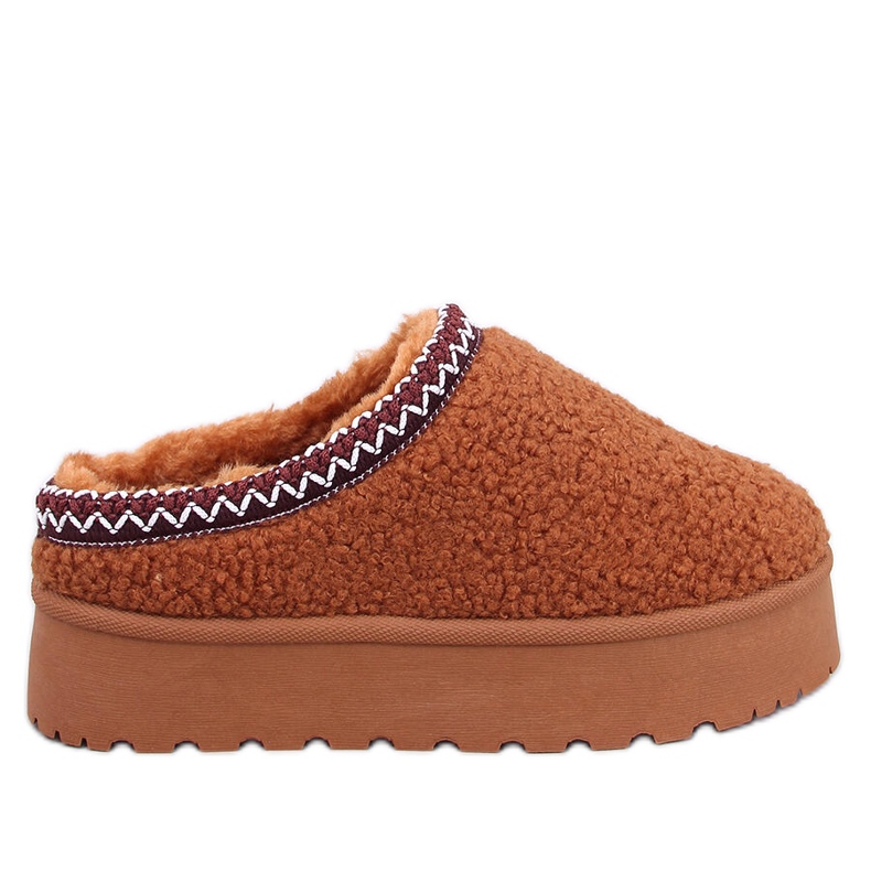 Lyhyet lumisaappaat Lamb Camelilla ruskea