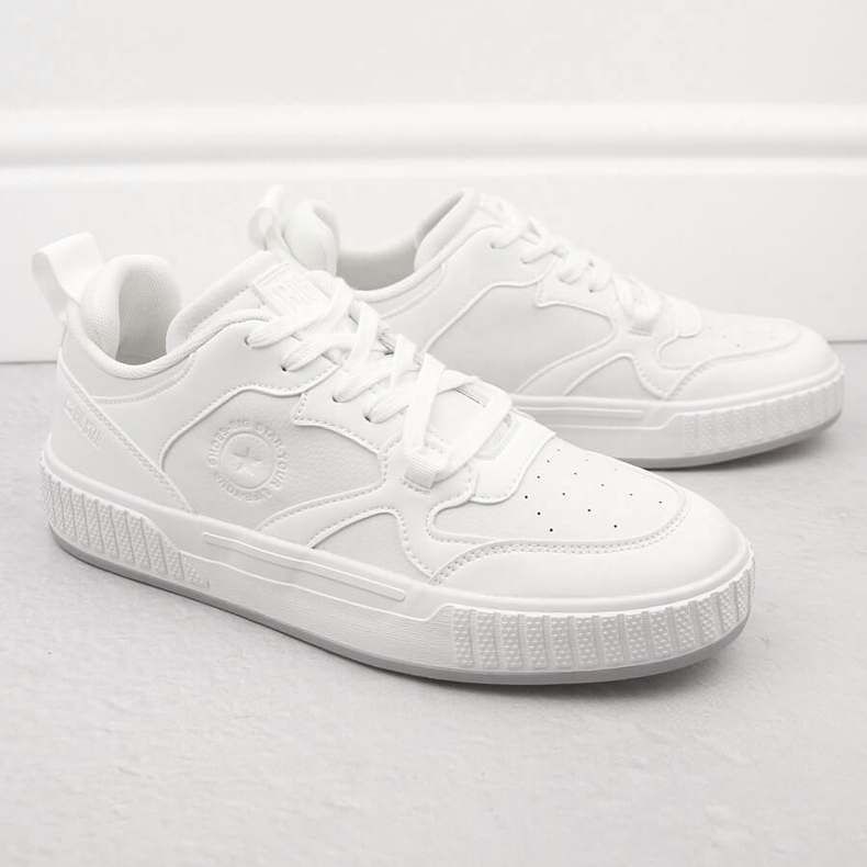 Miesten valkoiset urheilukengät Big Star OO174003 valkoinen