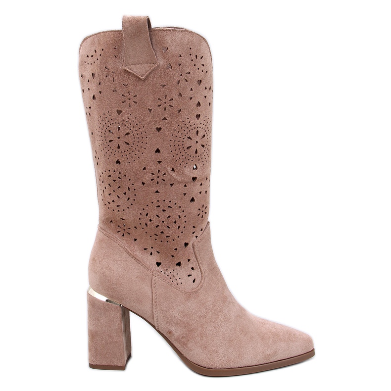 Strokes Khaki harjakattoiset korkokengät ruskea