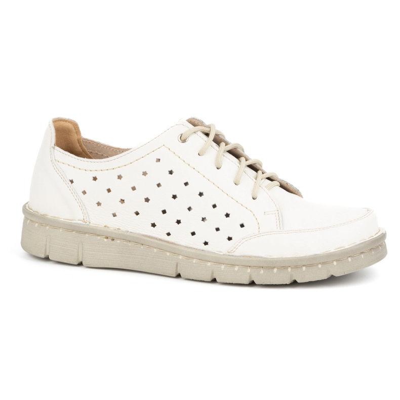 Kampol Naisten harjakattoiset nahkakengät 403/19 ecu monivärinen