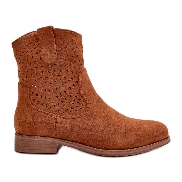 Naisten harjakattoiset korkokengät Camel S.Barski HY42-135 ruskea