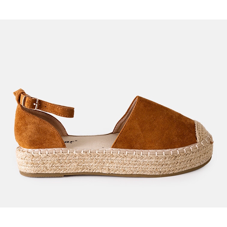 Ruskeat Tiba espadrillit