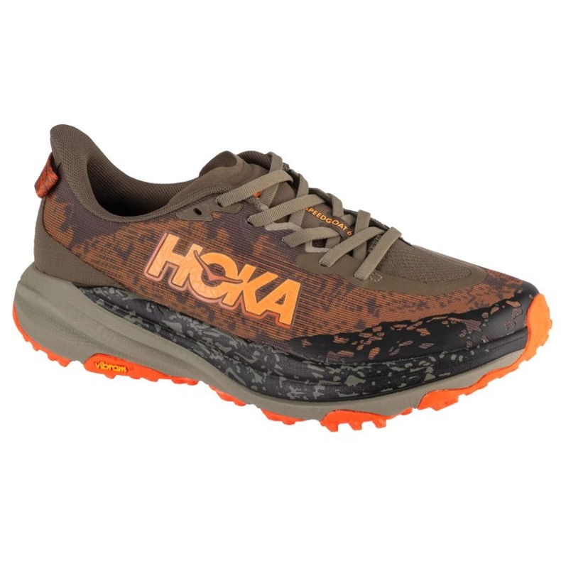 Hoka Speedgoat 6 Leveät kengät 1147830-AQL ruskea