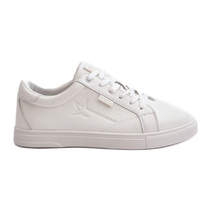 Miesten lenkkarit Eco-nahasta Big Star OO174020 Hi-Poly System valkoinen