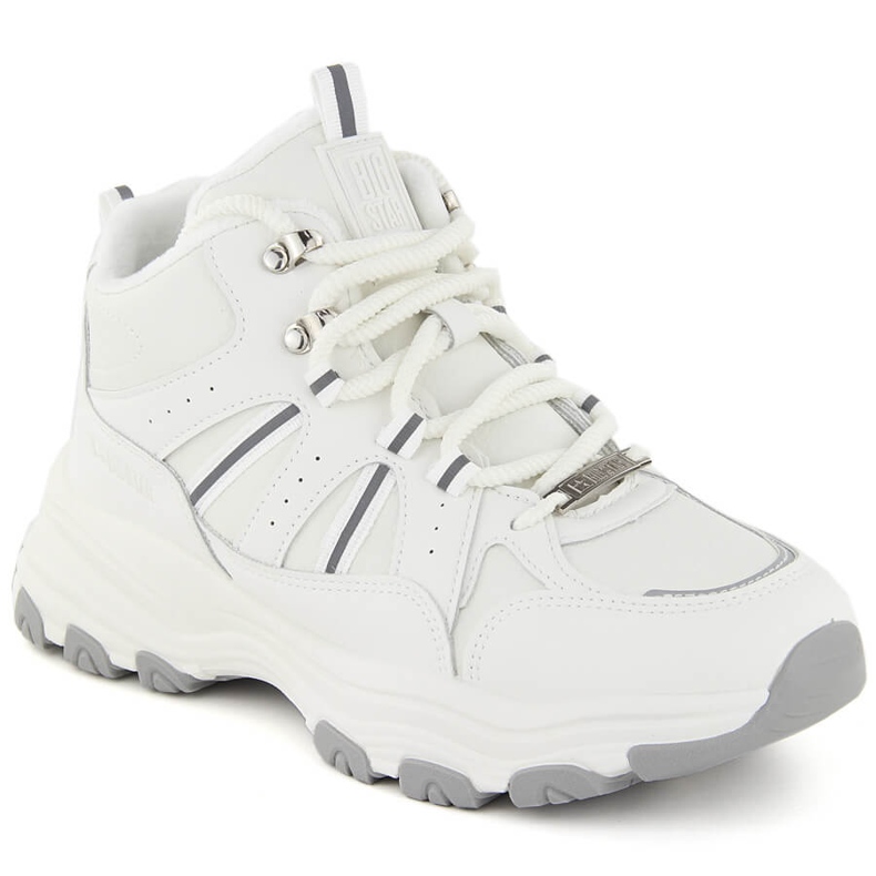 Eristetyt korkeat saappaat, valkoiset Big Star OO274A160 valkoinen