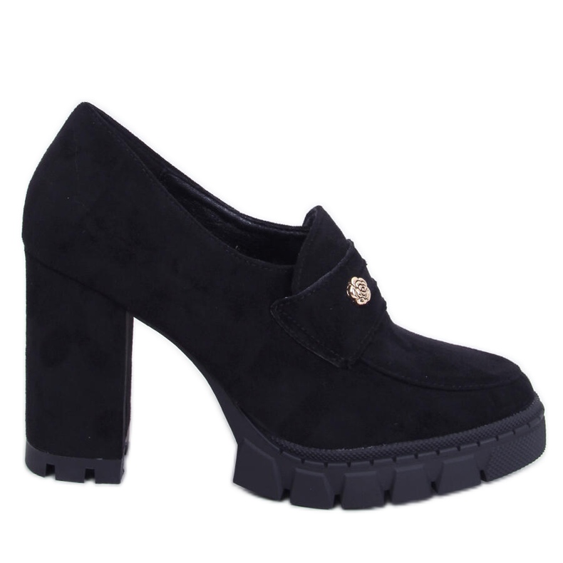 Lains Mustat korkokengät ja alustaloaferit