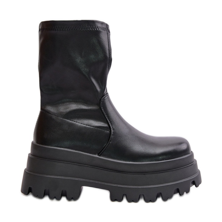 Mustat Florinara-nilkkurit massiivisella alustalla