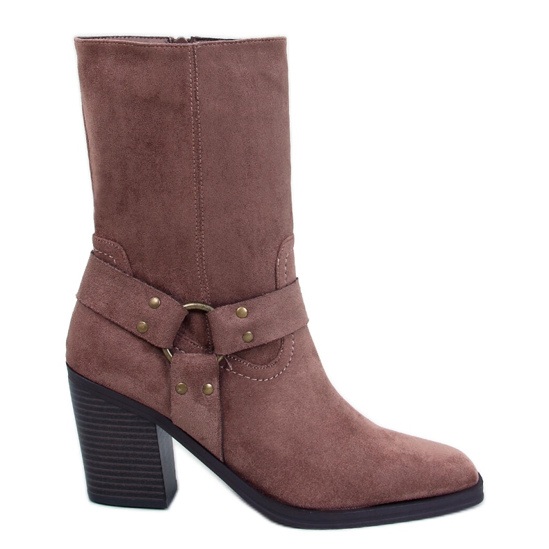 Hardin Khaki mokkanahka cowboysaappaat ruskea