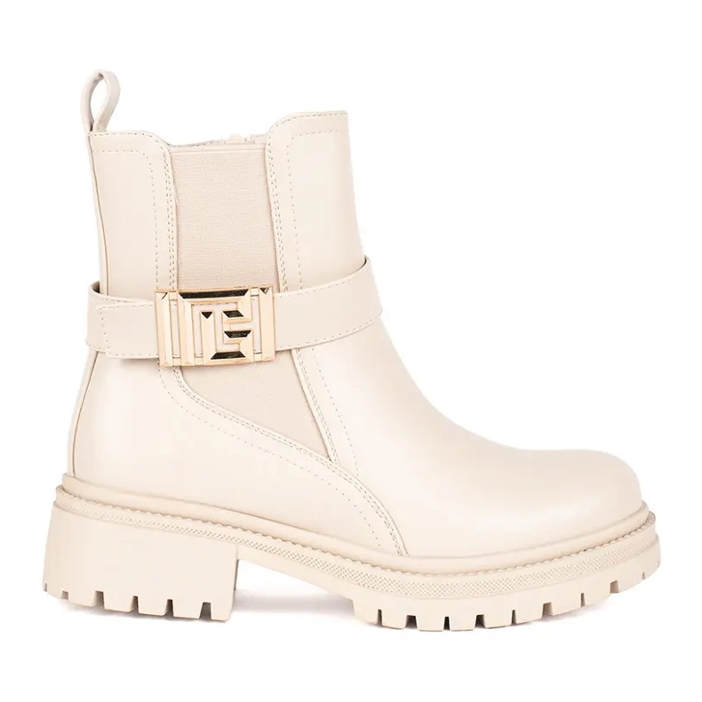 Seastar Kermanväriset klassiset nilkkurit koristeellisella hihnalla beige