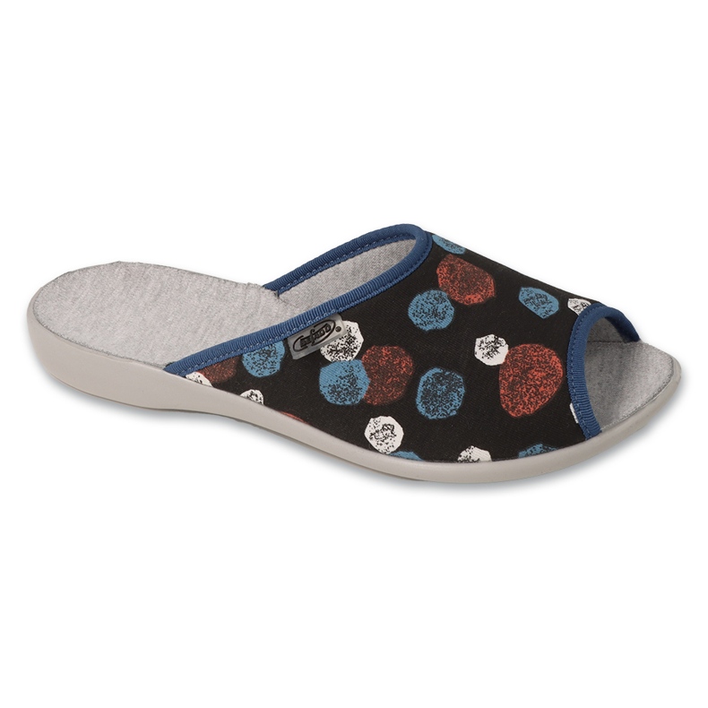 Befado naisten tossut kuvioilla 255D001, musta