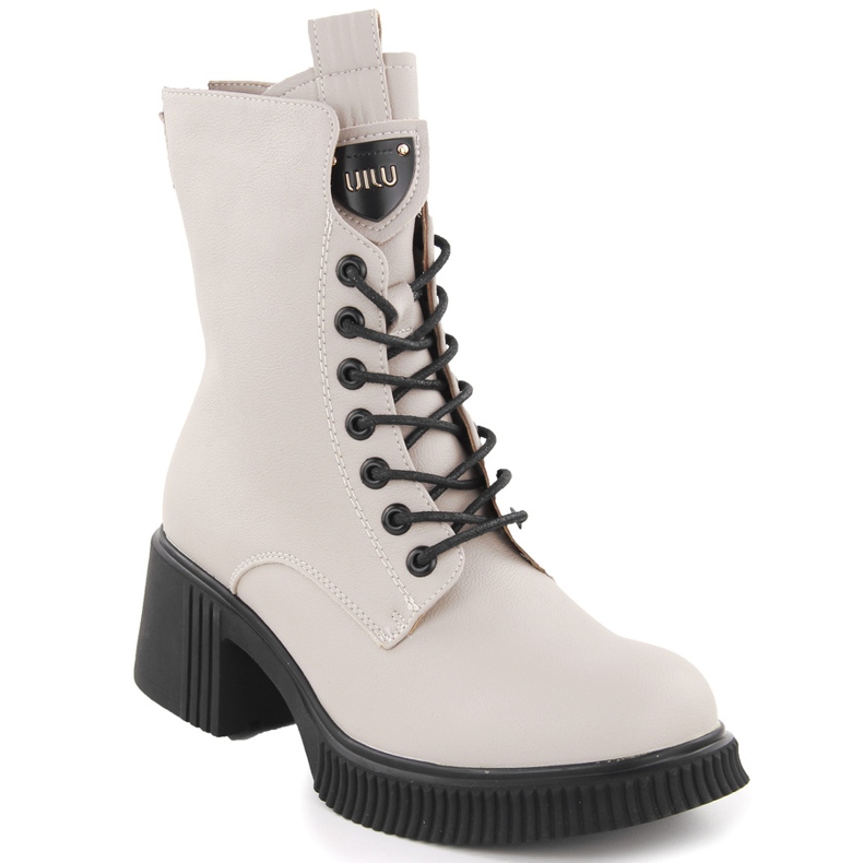 Beiget naisten nahkaiset nilkkurit Vinceza 66671