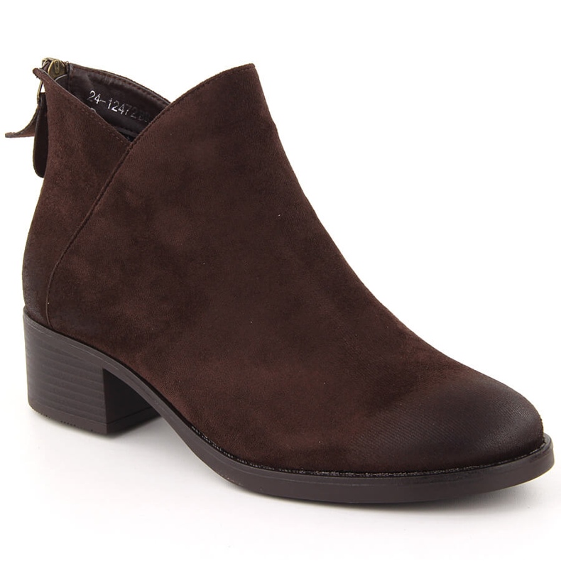 Naisten ruskeat eristetyt nilkkurit Potocki 12472