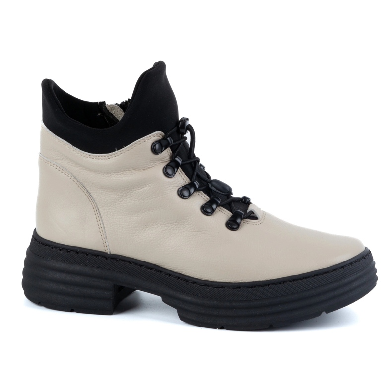 WASAK Naisten talviset nahkanilkkurit 0736W, beige