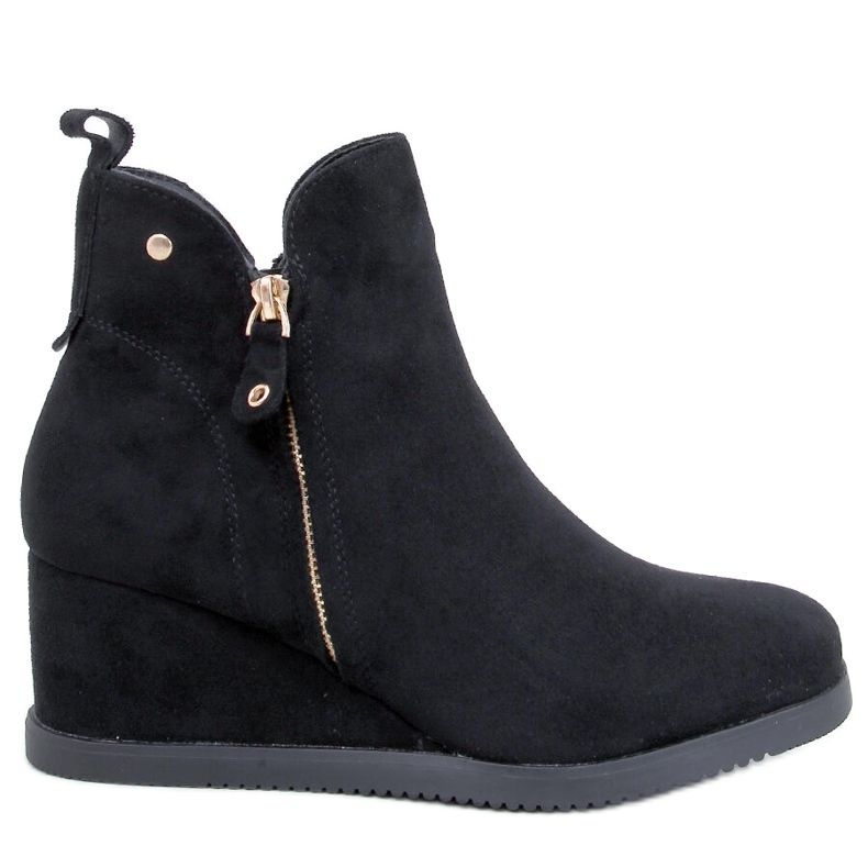 Paxten Mustat mokkanahkaiset nilkkurit