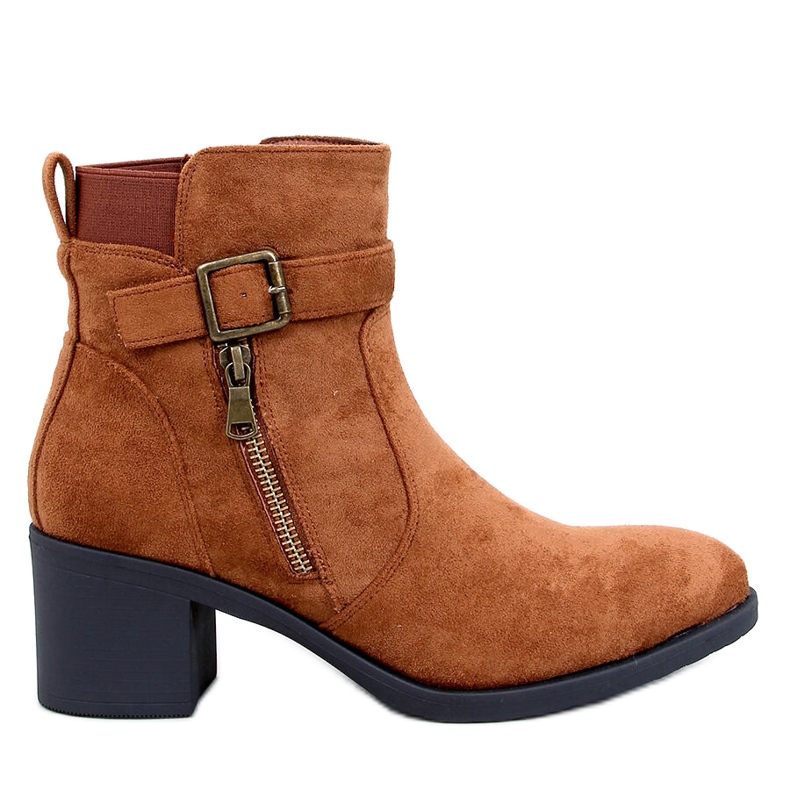 Klassiset Irving Camelin korkeakorkoiset nilkkurit ruskea