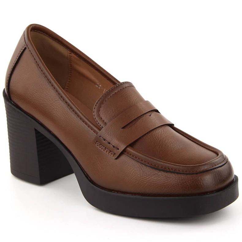 Naisten korkokengät, ruskea Potocki 12451