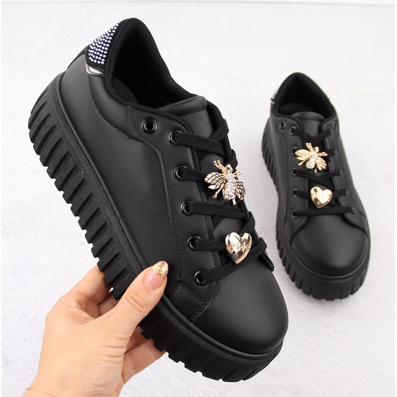 Naisten urheilujalkineet, musta NEWS 4756