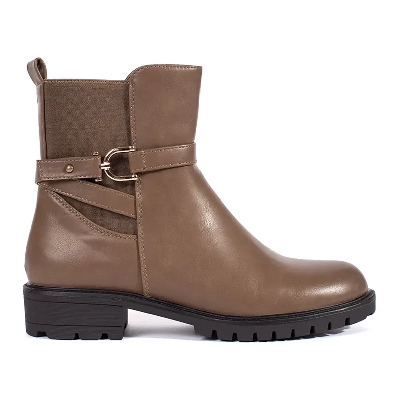 Ruskeat korkeat naisten nilkkurit