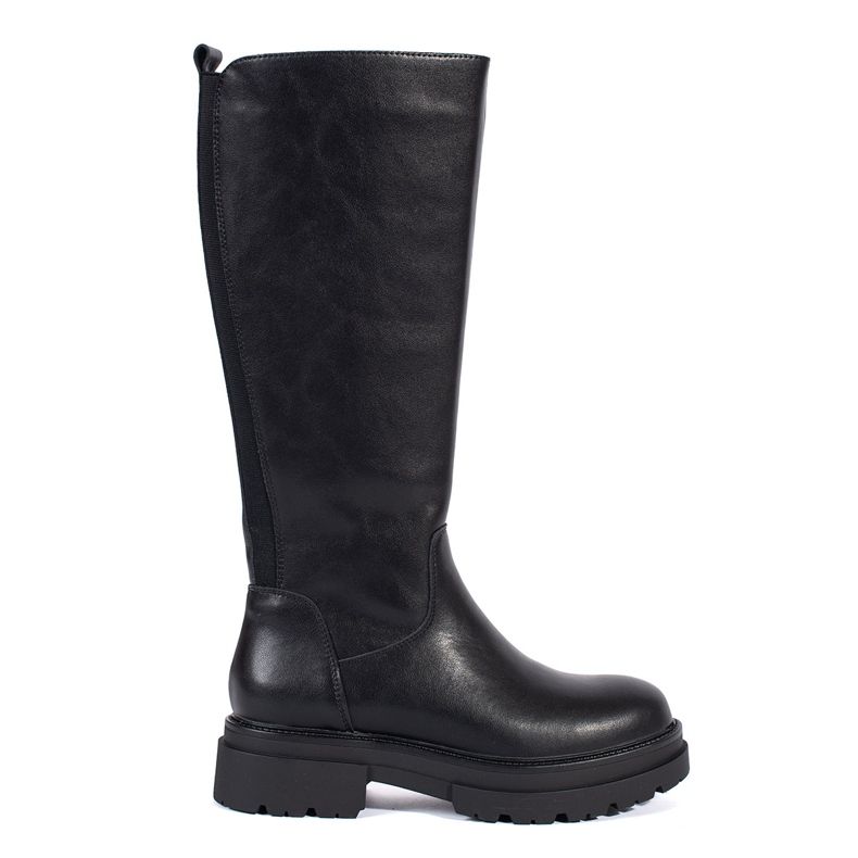 Sergio Leonen mustat naisten saappaat