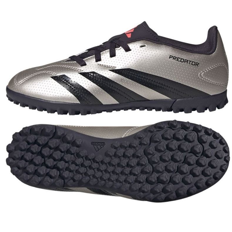 Adidas Predator Club Tf IF6420 jalkapallokengät hopea