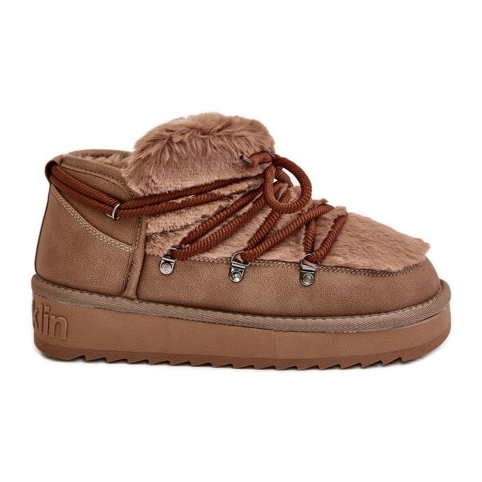 Matalatasoiset lumisaappaat turkisella D.Franklin DFSH370011 Ruskea