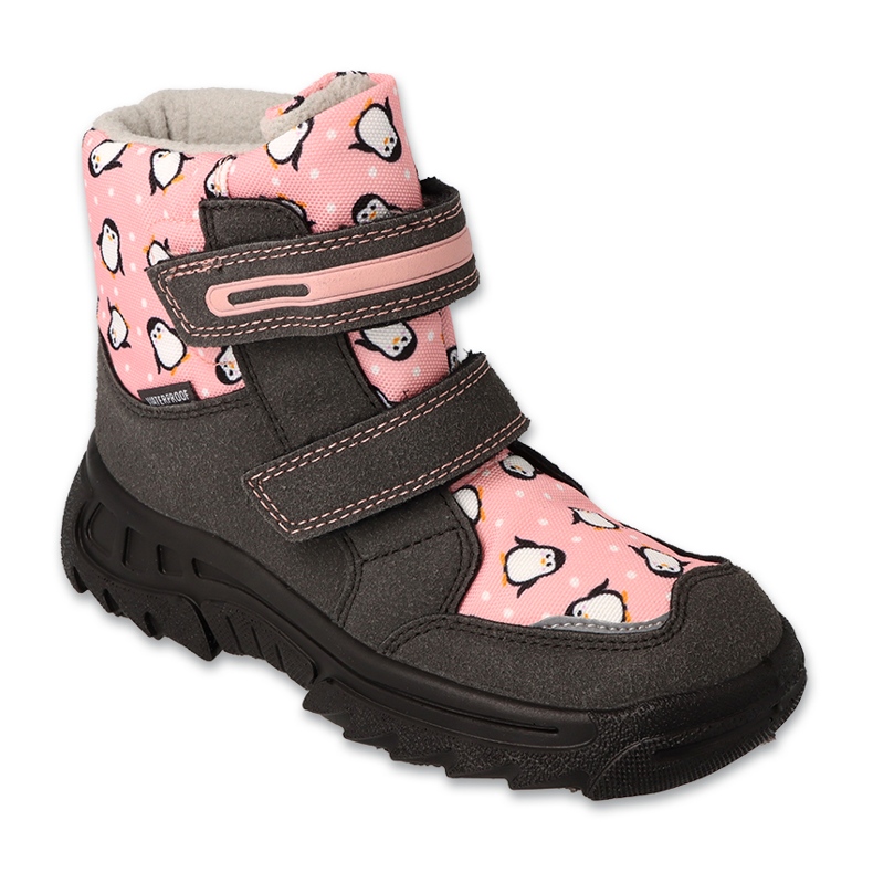 Befado vaelluskengät kalvolla 615X001 harmaa/pinkki